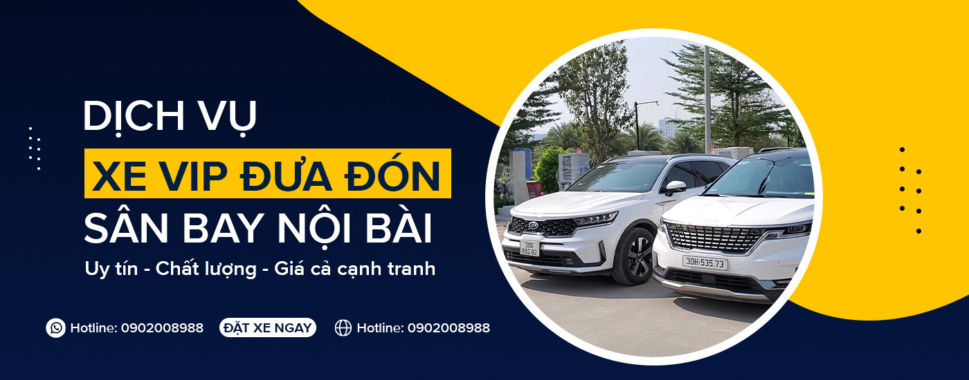 Cho thuê xe taxi 7 chỗ Hà Nội đi sân bay Nội Bài giá rẻ 